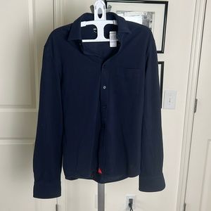Navy Blue UNTUCKit Button Down